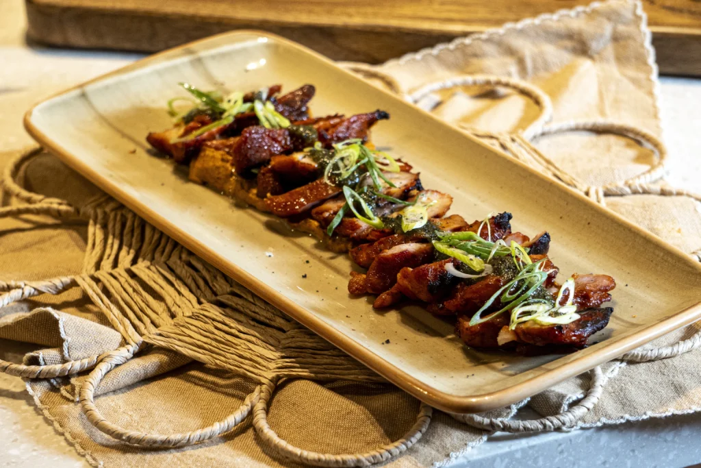 Plato exclusivo en Bubari, uno de los mejores restaurantes en Aluche.